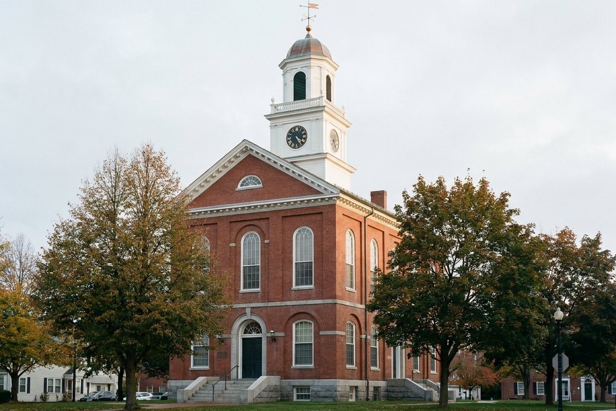 A Massachusetts county courthouse