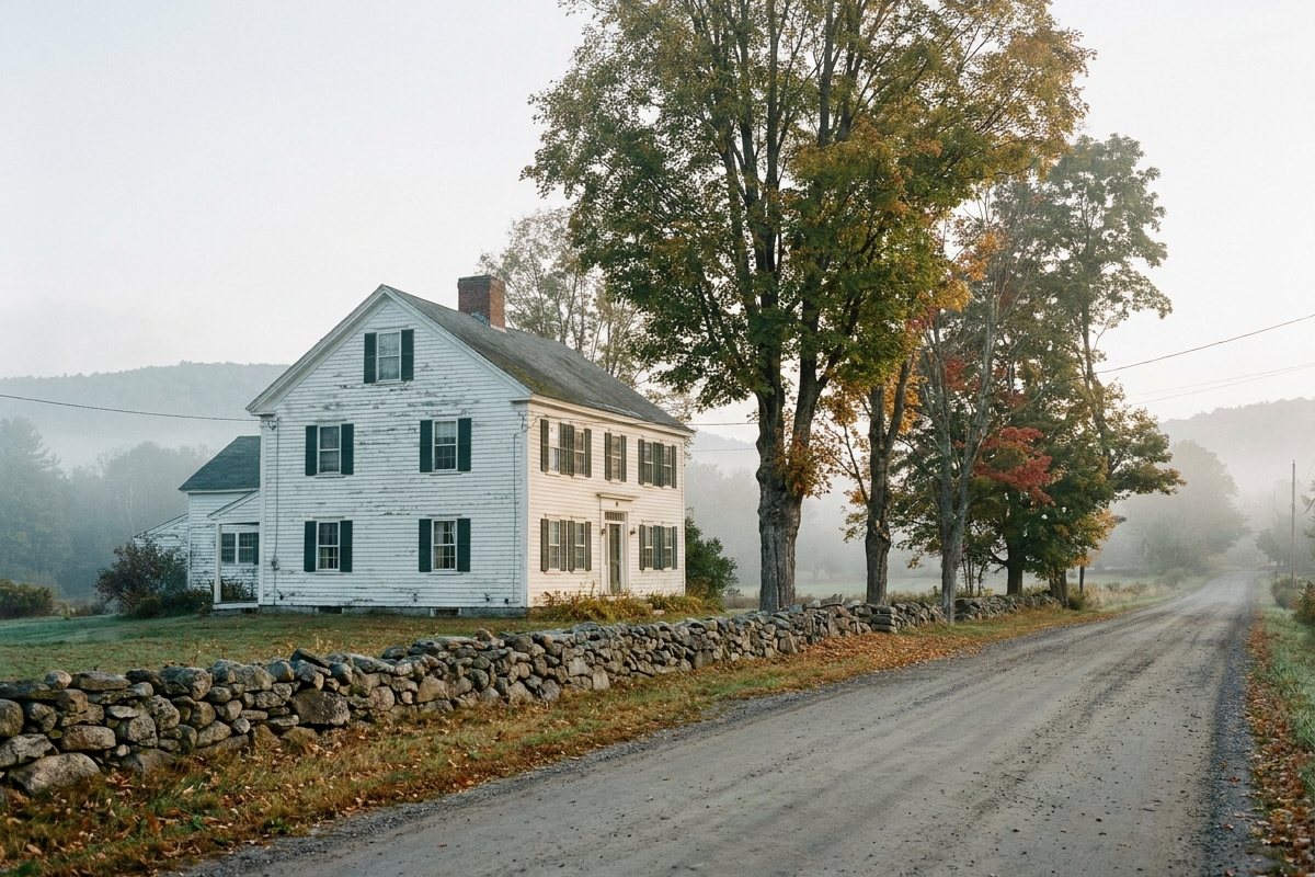 A New England property along a quiet Franklin County road